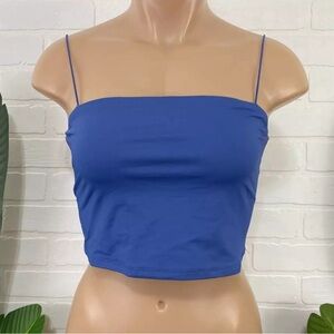 NWT Garage Blue Cami Crop Top